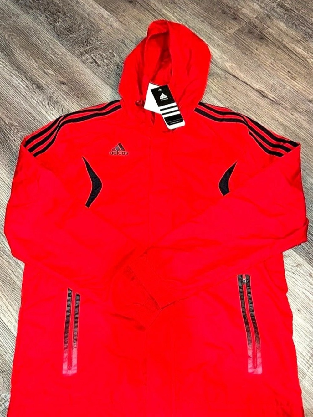 adidas Pre Set All WJKT Climaproof Jacket Red Small NWT
